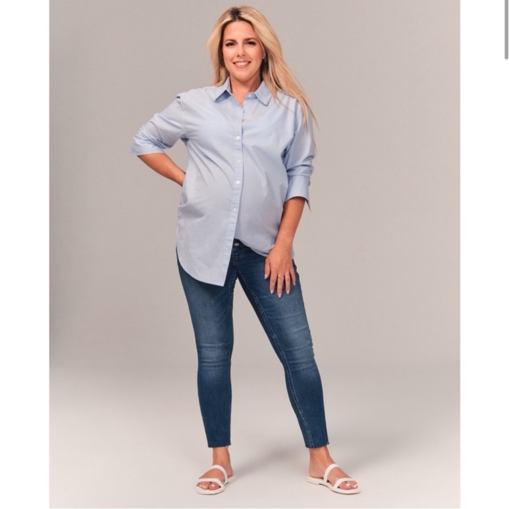 Abercrombie the Jean leggings maternity jeans